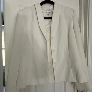 NWT Suit Studio White Blazer, Size 12